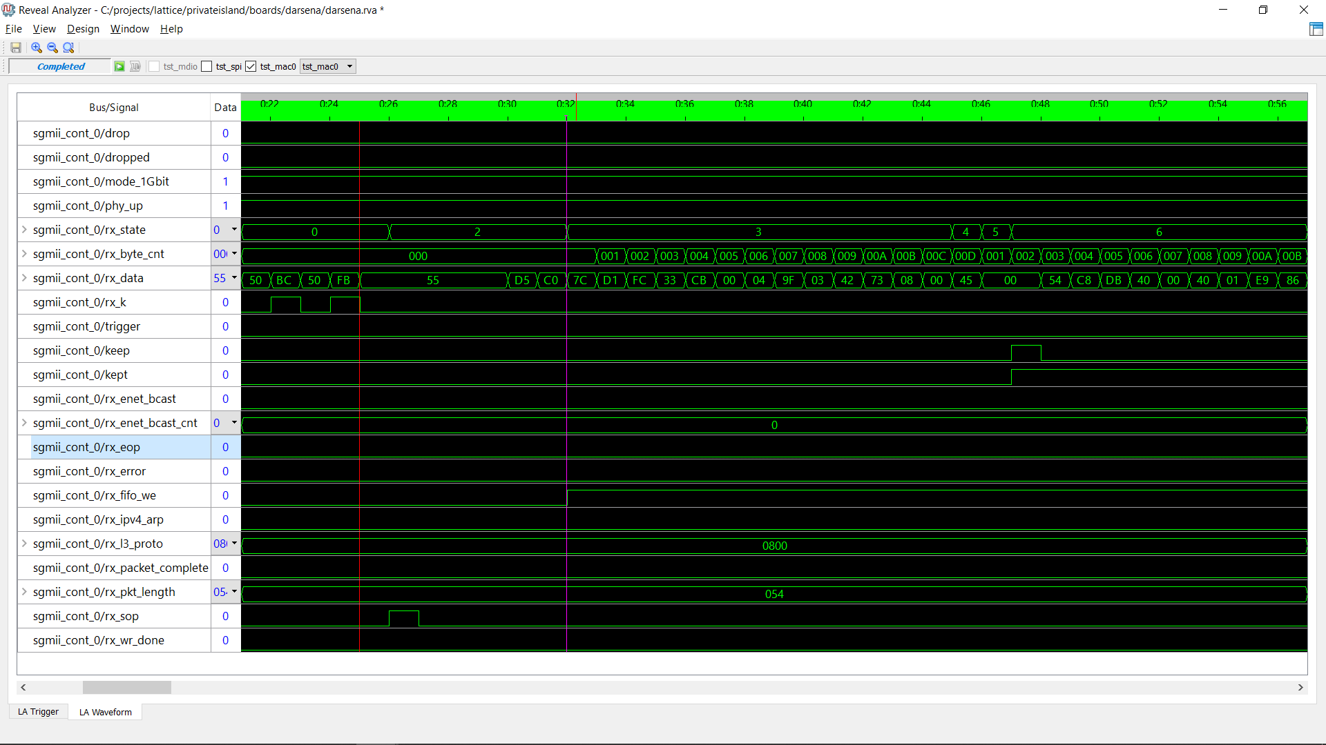 Diamond IDE showing Physical Viewer